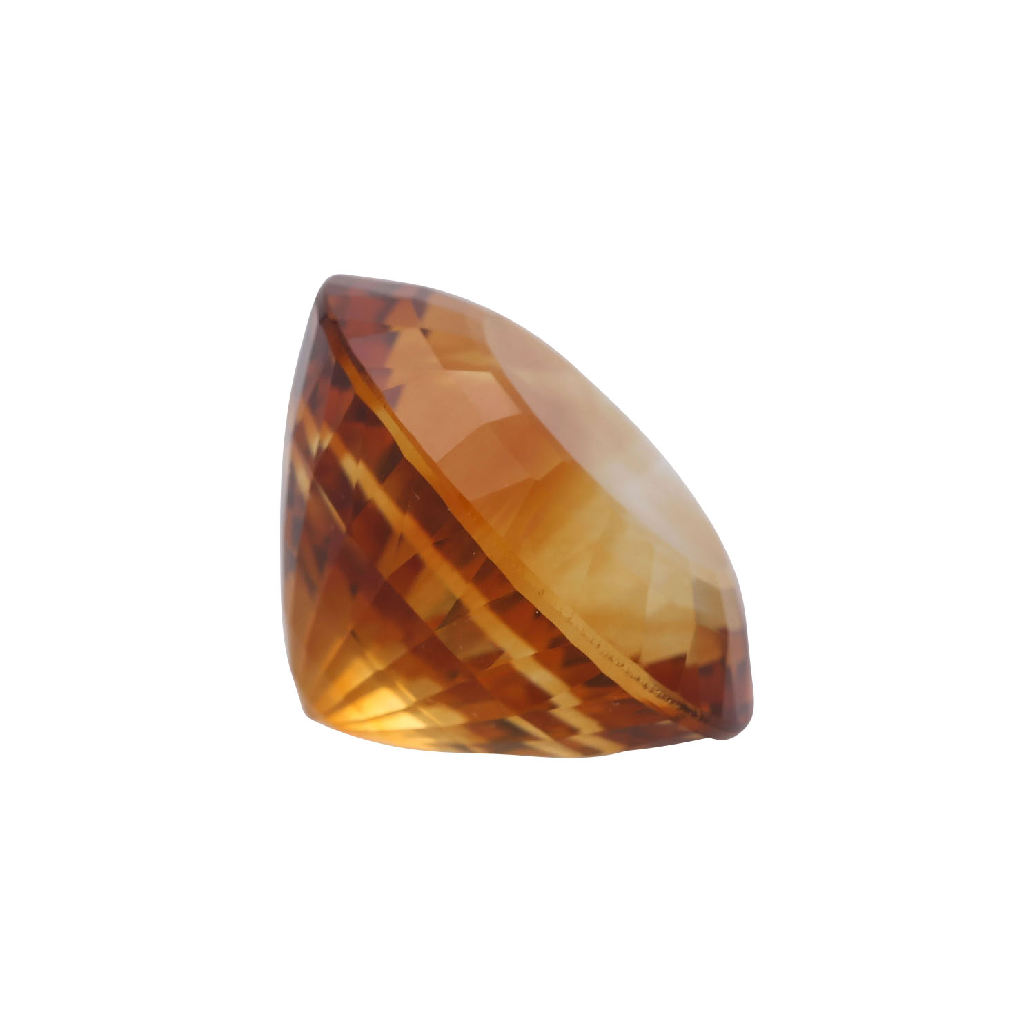 Rundfacettierter Citrin ca. 28 ct,mit leichten Gebrauchspuren.Round faceted citrine ca. 28 ct with - Image 2 of 3