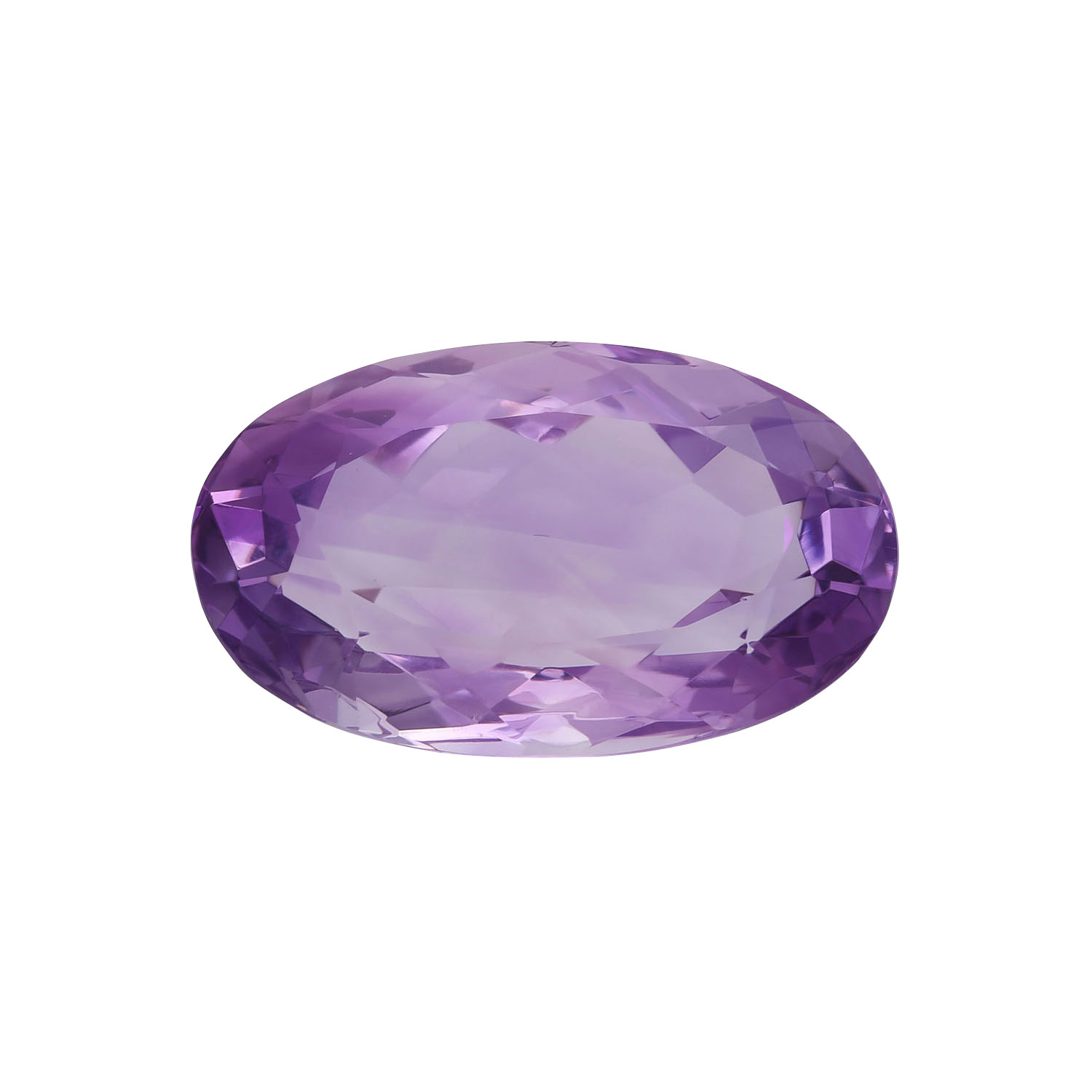 Ovalfacettierter Amethyst ca. 60 ct,leichte Gebrauchspuren.Oval faceted amethyst, ca. 60 ct,