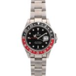 ROLEX GMT-Master II Coke Herrenuhr, Ref. 16710. Edelstahl.Automatic-Werk. Serien-Nr. K 724903. Mit