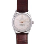 ETERNA 1948 Heritage Herrenuhr, Ref. 8423.41. Edelstahl.Automatic-Werk unter Sichtboden, Cal. ETA