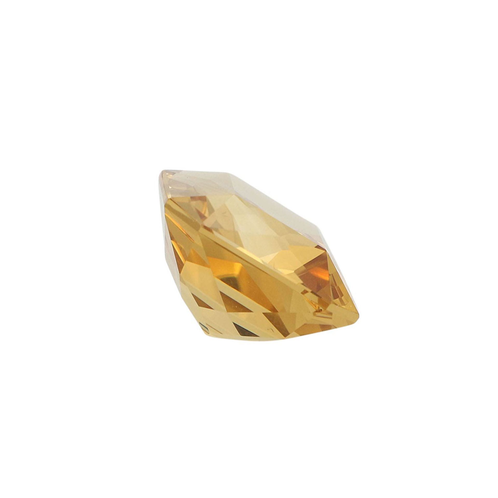 Loser Citrin 38,5 ct,minimale Tragespuren.Loose citrine of 38.5 ct, minor signs of wear. - Bild 2 aus 2