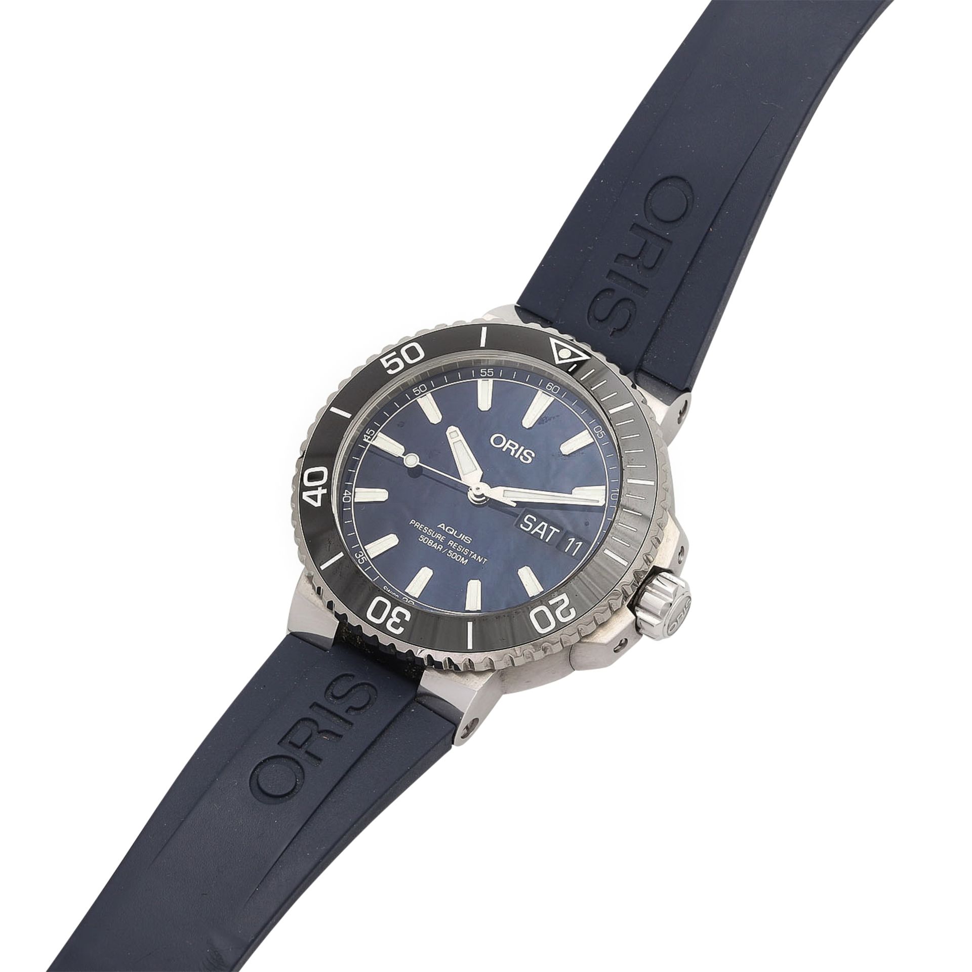 ORIS Aquis Big Day Date Herrenuhr, Ref. 01 752 7733 4135. Edelstahl.Automatic-Werk. Serien-Nr. - Bild 4 aus 6