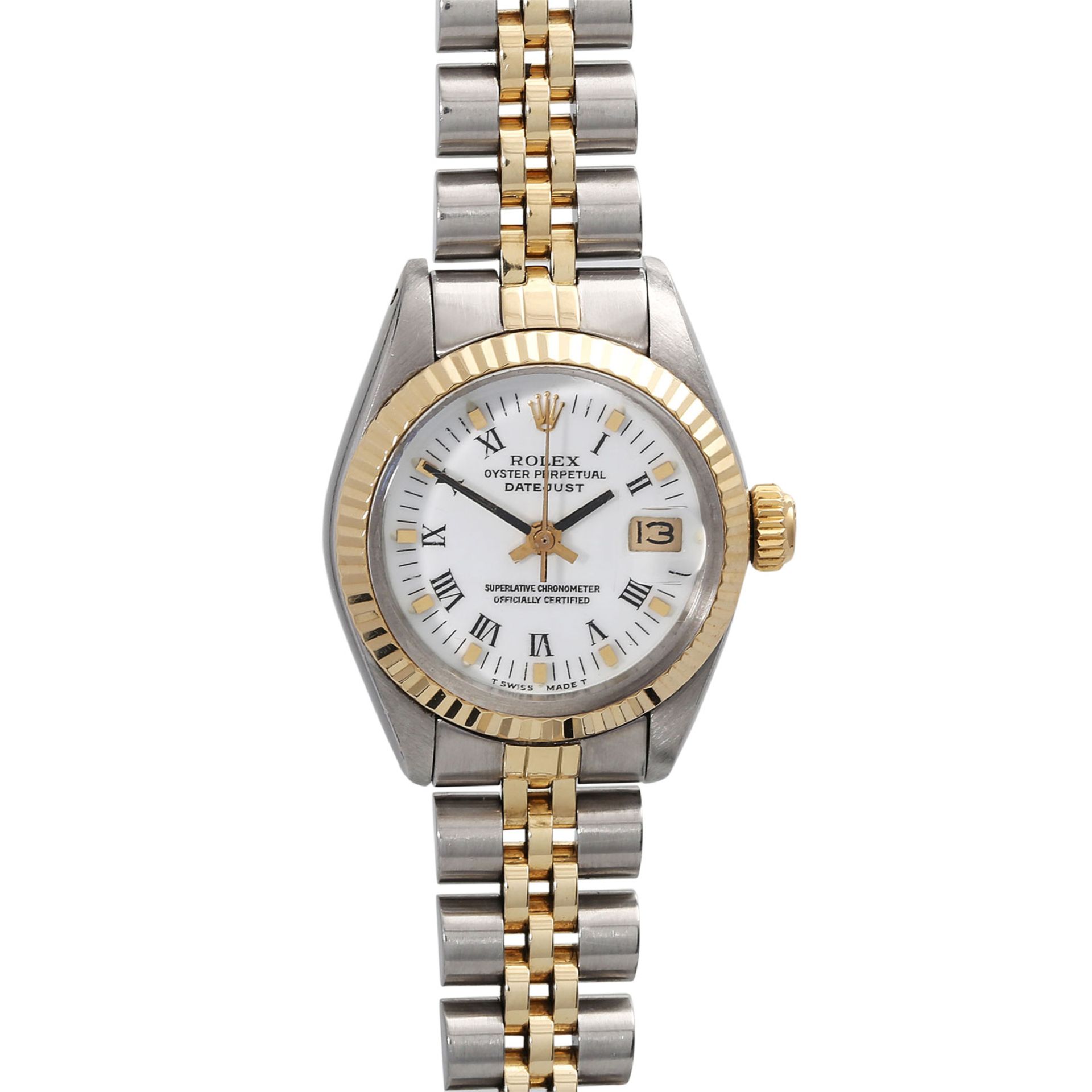 ROLEX Oyster Datejust Damenuhr, Ref. 6917, ca. 1980er Jahre.Edelstahl/Gold 18K. Automatic-Werk.