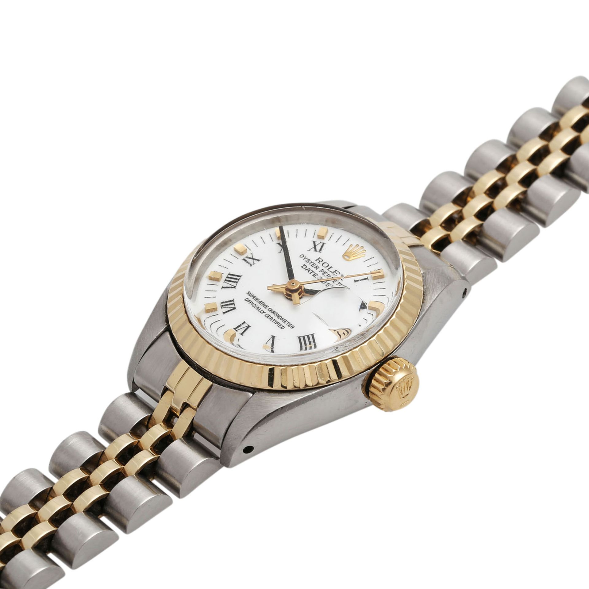 ROLEX Oyster Datejust Damenuhr, Ref. 6917, ca. 1980er Jahre.Edelstahl/Gold 18K. Automatic-Werk. - Bild 4 aus 6