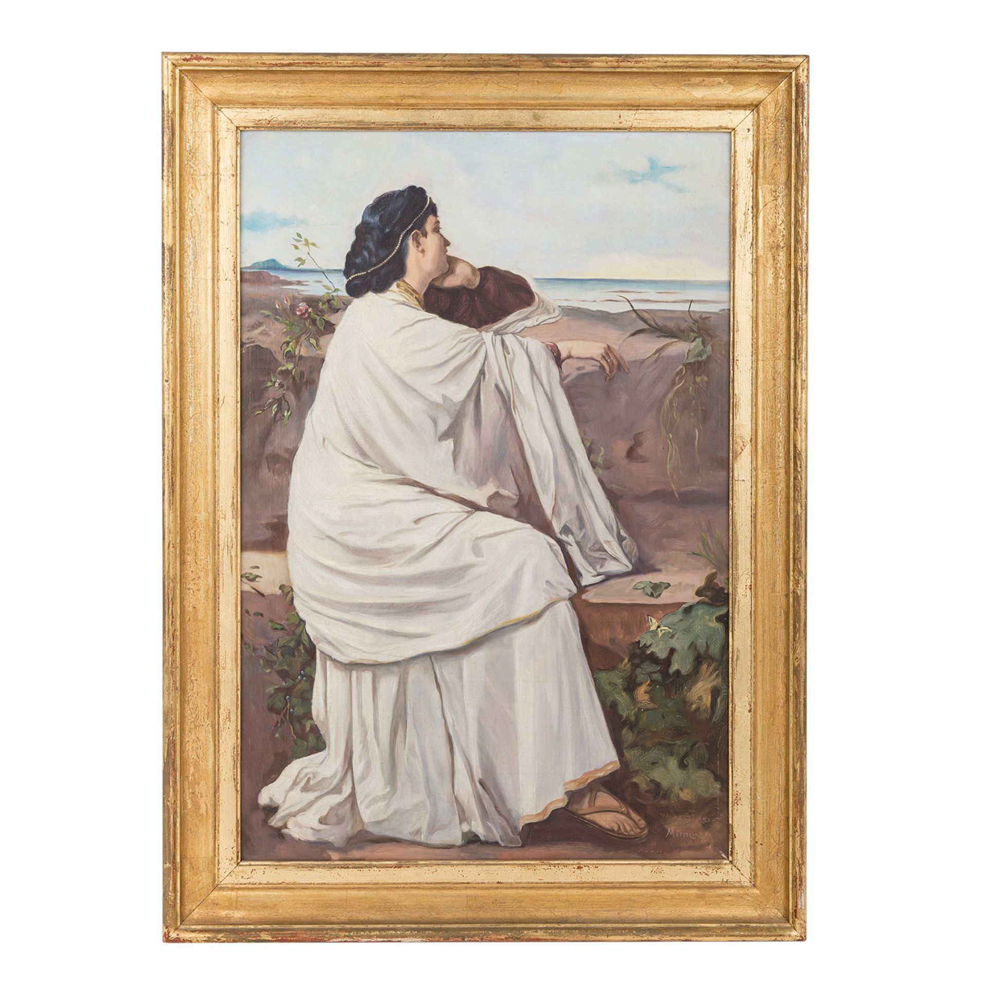 BIASIO, WILHELM DE (19./20. Jh.), "Iphigenie", Kopie nach Anselm Feuerbach,u.re. signiert und - Bild 2 aus 6