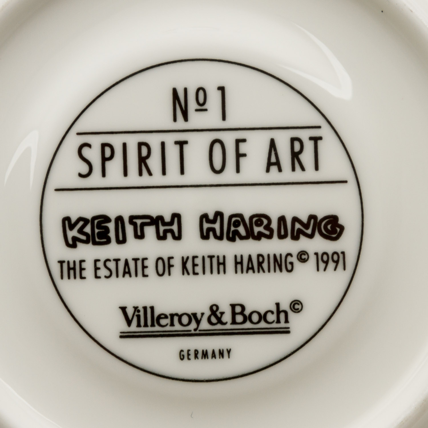 VILLEROY&BOCH Kaffeeservice für 6 Personen "Spirit Of Art No 1", 20. Jh.KEITH HARING für VILLEROY& - Image 5 of 5