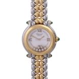 CHOPARD Happy Sport Damenuhr, Ref. 27/8237.Edelstahl/Gold 18K. Mit sieben bewegl. Diamanten hinter