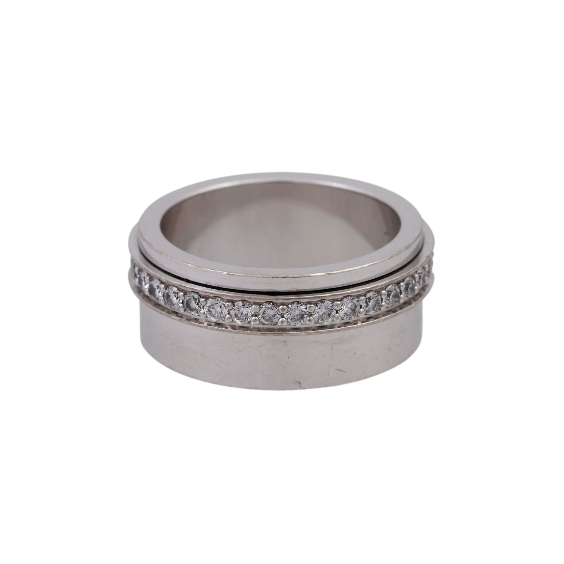 PIAGET Ring "Possession" mit beweglichem Brillantbandzus. ca. 0,35 ct, WG 18K. RW: ca. 49, B: ca.