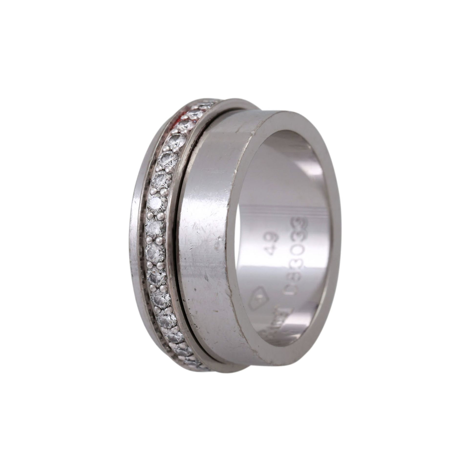 PIAGET Ring "Possession" mit beweglichem Brillantbandzus. ca. 0,35 ct, WG 18K. RW: ca. 49, B: ca. - Bild 4 aus 5