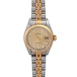 ROLEX Oyster Datejust Damenuhr, Ref. 69173, ca. 1980/90er Jahre.Edelstahl/Gold 18K.