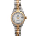 ROLEX Oyster Datejust Damenuhr, Ref. 69173.Edelstahl/Gold 18K. Automatic-Werk. Serien-Nr. W