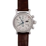 CHRONOSWISS Sirius Chronograph Herrenuhr, Ref. CH 7543L.Edelstahl. Automatic-Werk, Cal. C. 755.