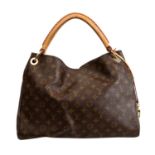 LOUIS VUITTON Schultertasche "ARTSY MM", Koll. 2017.NP.: 1.490,-€. Monogram Canvas Serie,