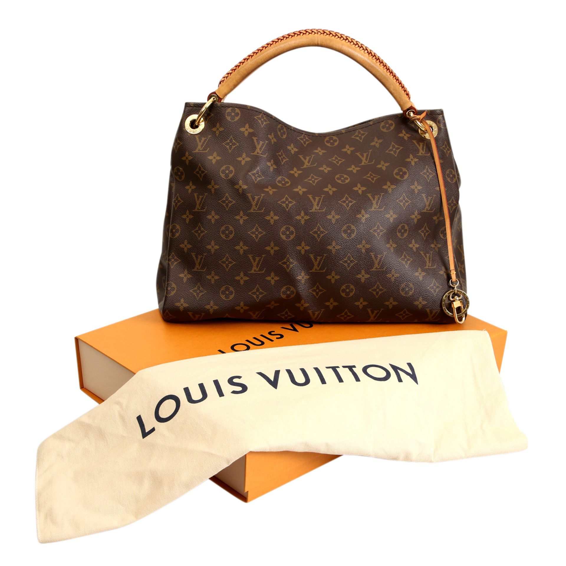 LOUIS VUITTON Schultertasche "ARTSY MM", Koll. 2017.NP.: 1.490,-€. Monogram Canvas Serie, - Bild 6 aus 7