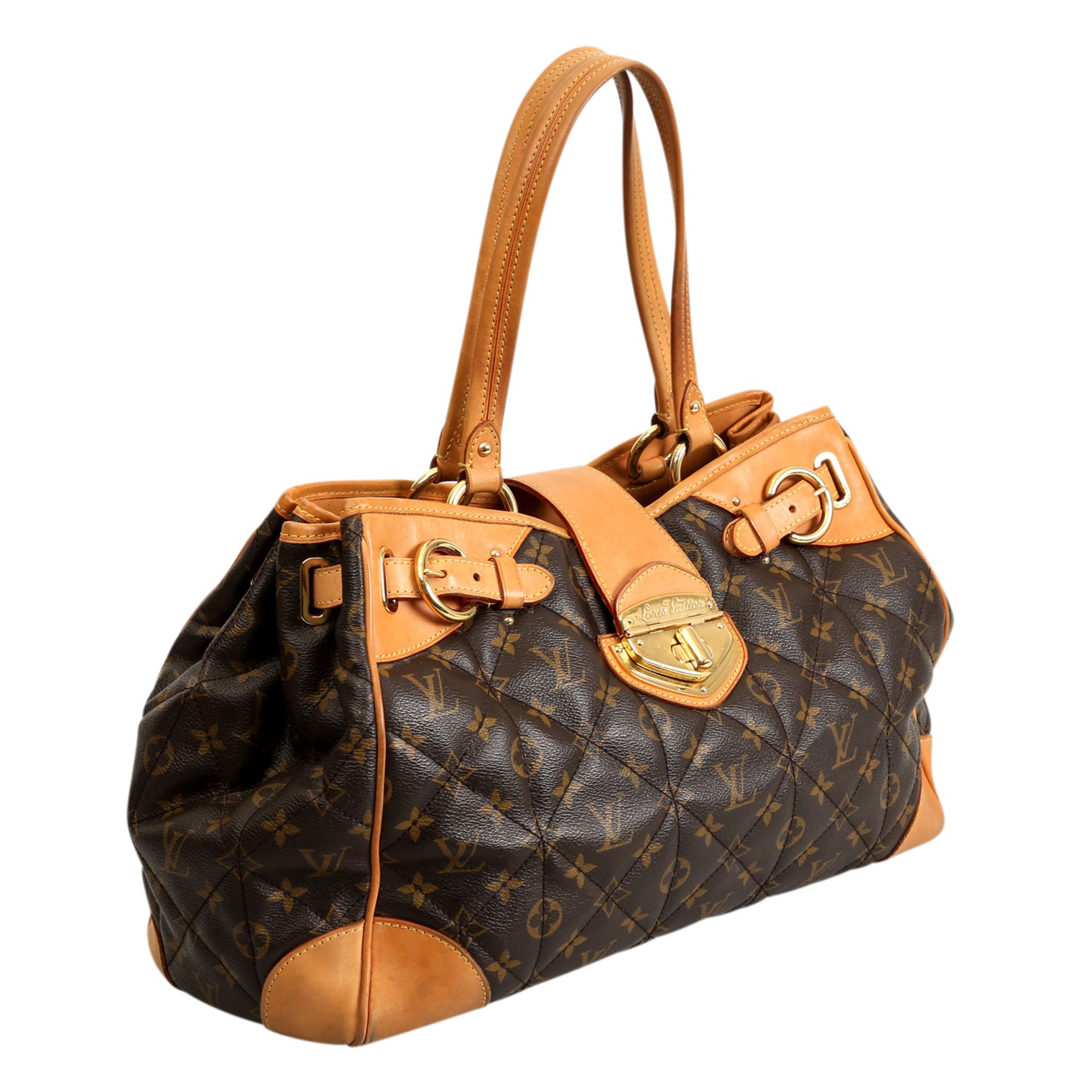 LOUIS VUITTON Schultertasche "ETOILE BAG", Koll. 2008.NP. ca.: 2.200,-€. in Rauten gesteppte und - Bild 2 aus 6