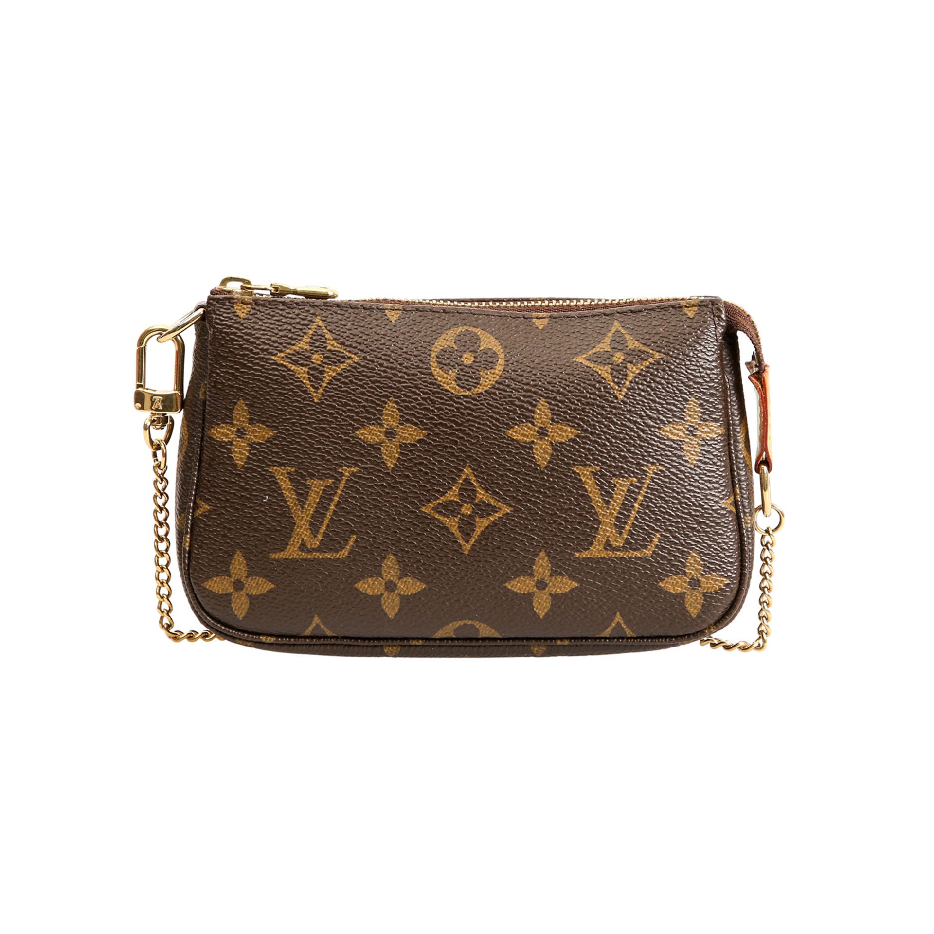 LOUIS VUITTON Pochette "POCHETTE ACC MINI", Koll. 2007.NP. 210,-€. Monogram Canvas Serie, - Bild 4 aus 5