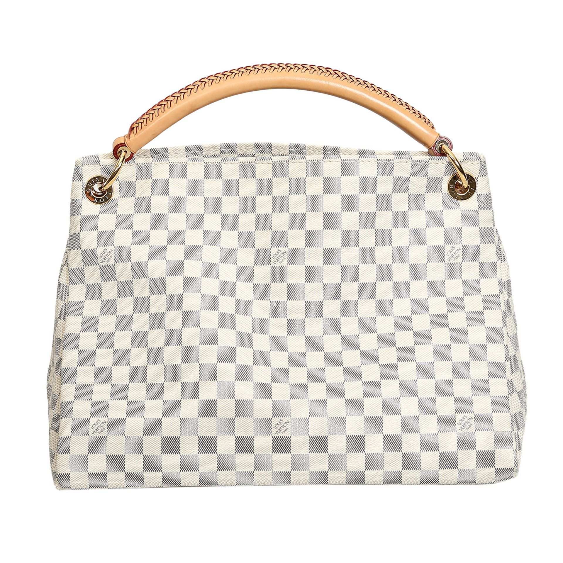 LOUIS VUITTON Hobobag "ARTSY MM", Koll.: 2012, akt. NP.: 1.490,-€.Damier Azur Canvas Serie mir - Bild 4 aus 6