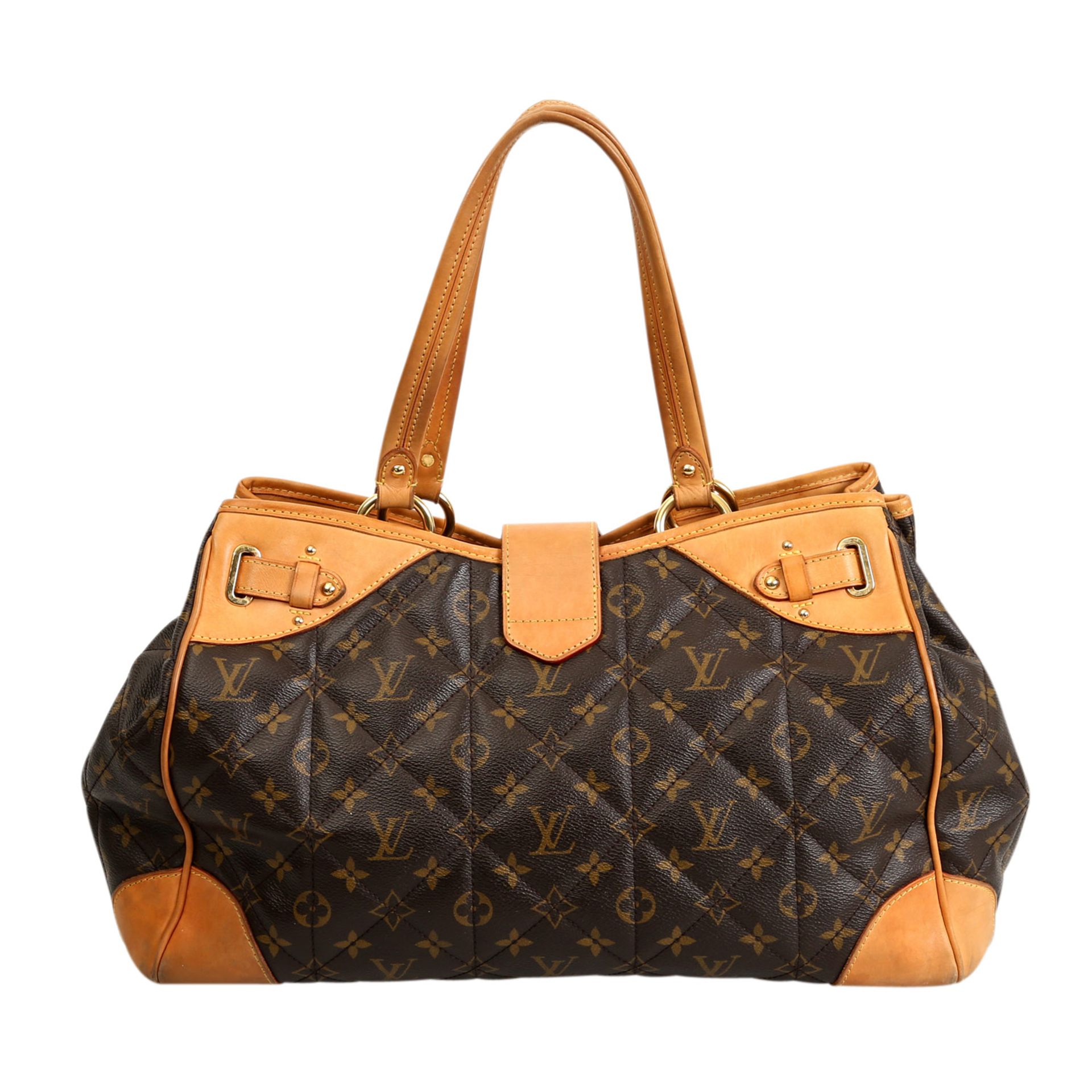 LOUIS VUITTON Schultertasche "ETOILE BAG", Koll. 2008.NP. ca.: 2.200,-€. in Rauten gesteppte und - Bild 4 aus 6