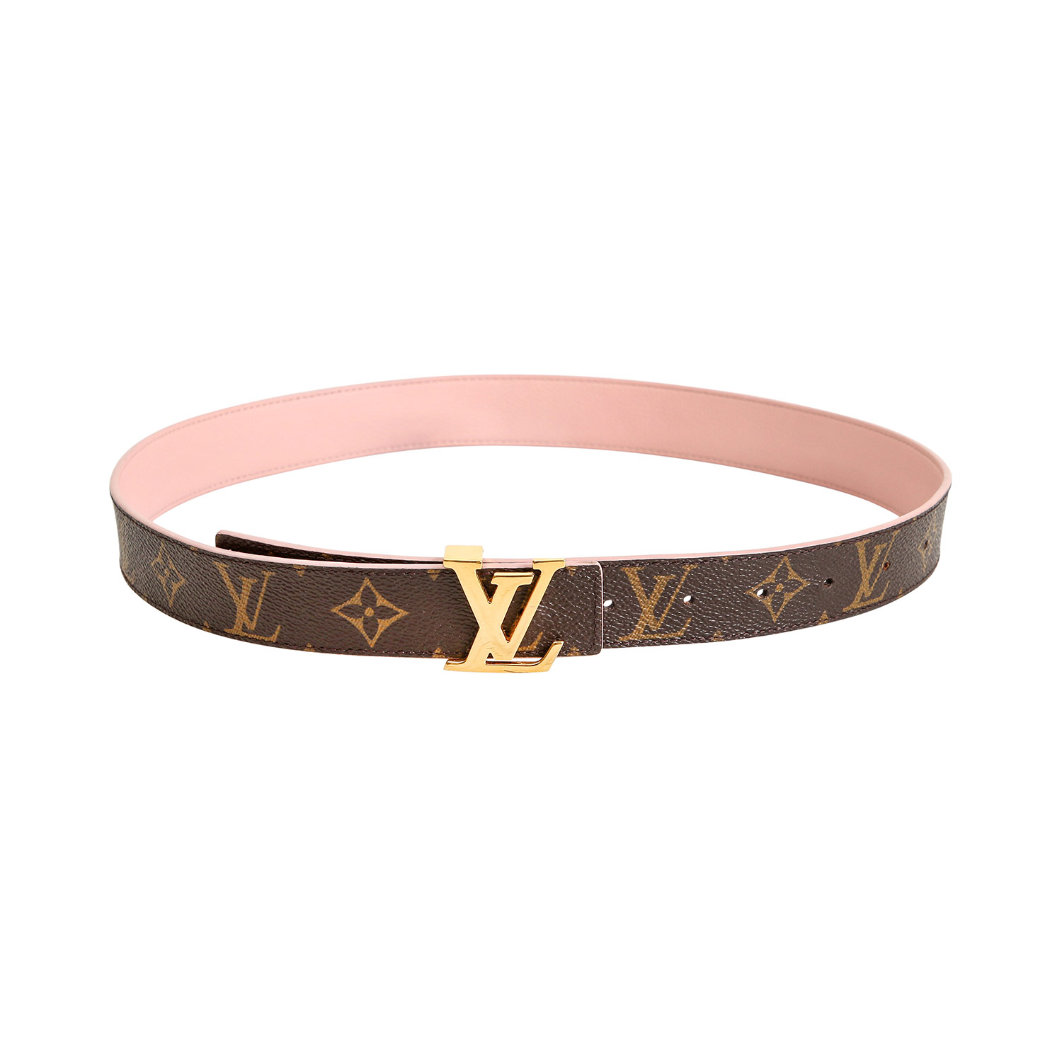 LOUIS VUITTON Wendegürtel "INITIALES 30 MM", Länge 80cm.NP.: 370,-€. Wendefunktion mit Monogram - Image 3 of 4