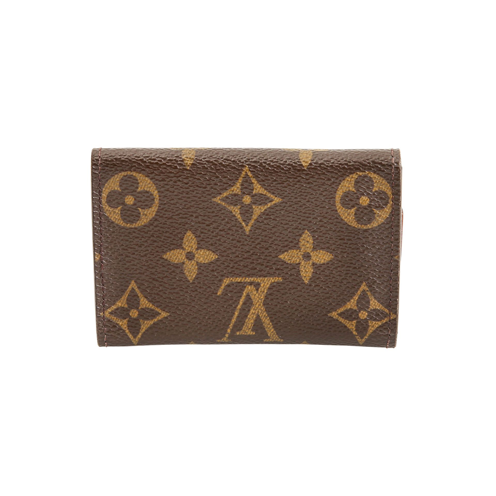 LOUIS VUITTON Schlüsseletui, Koll. 2004.NP. 170,-€. Monogram Canvas Serie, goldfarbene Hardware, - Bild 4 aus 5