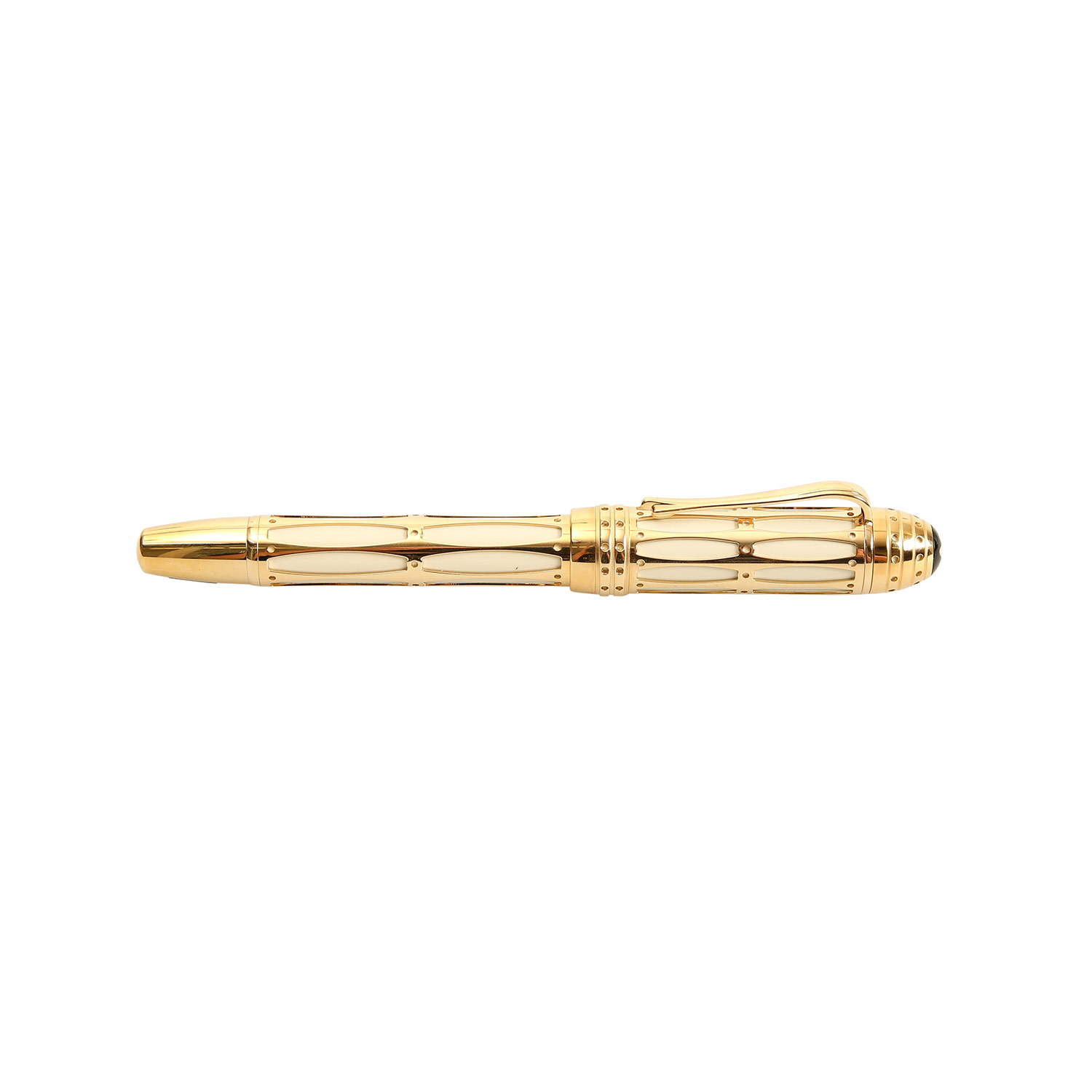 MONTBLANC Füllfederhalter "POPE JULIUS II", limitierte Edition 2173/4810.Gehämmertes Gold-Design auf - Image 2 of 7