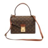 LOUIS VUITTON VINTAGE Umhängetasche "MONCEAU", Koll.1993.Sonderanfertigung (A2 Stempel), Monogram