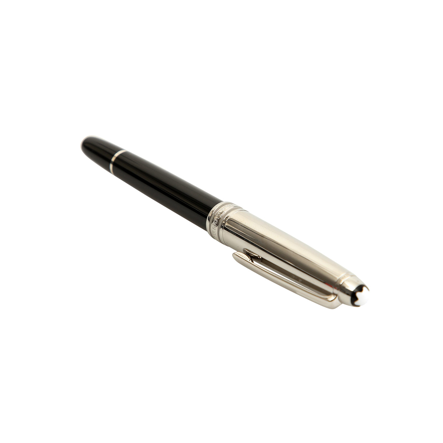 MONTBLANC Füllfederhalter "MEISTERSTÜCK SOLITAIRE DOUÉ STAINLESS STEEL - CLASSIQUE".NP.: ca. 700,-€.