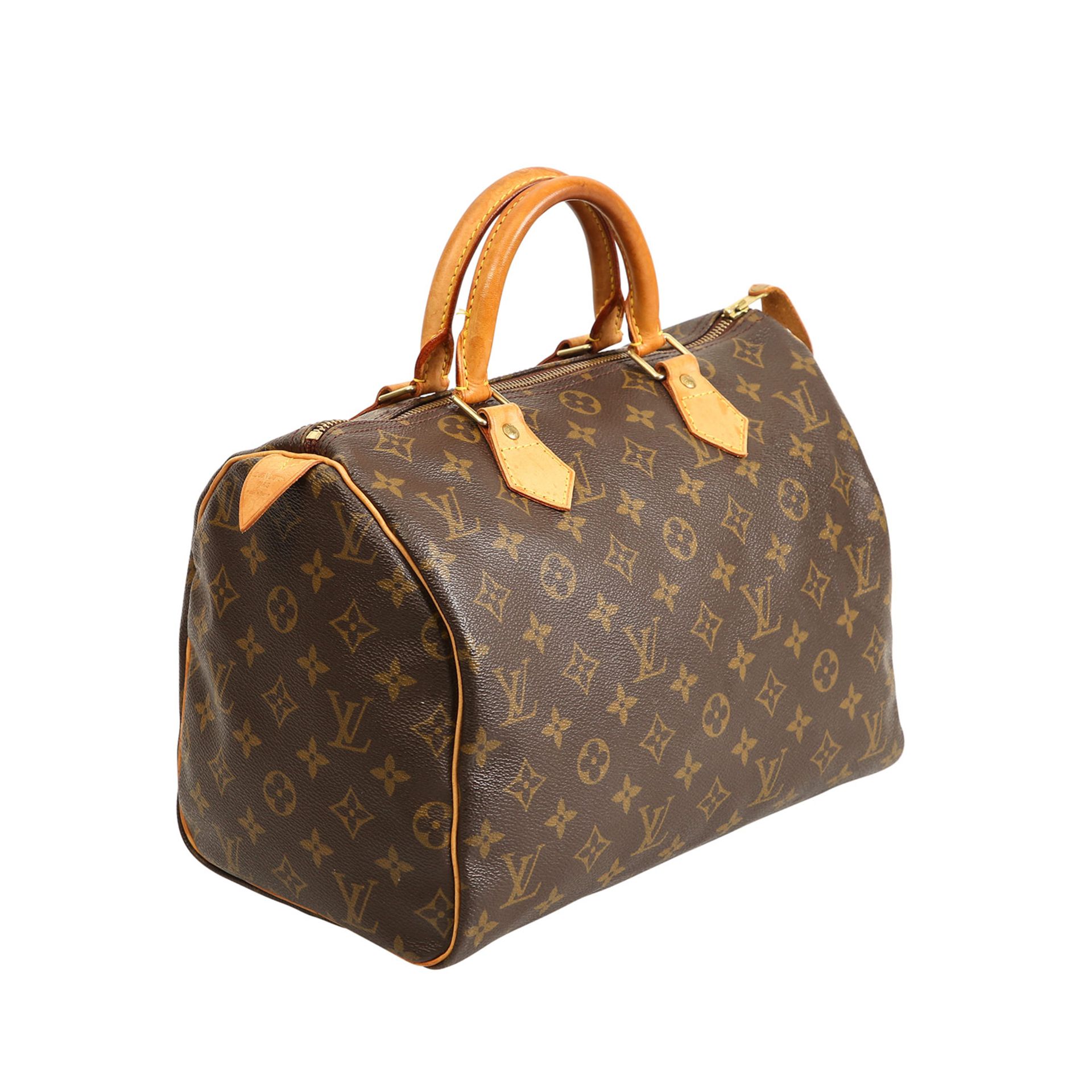 LOUIS VUITTON Henkeltasche "SPEEDY 30", Koll. 2003.NP. 800,-€. Monogram Canvas Serie, naturbelassene - Bild 2 aus 6