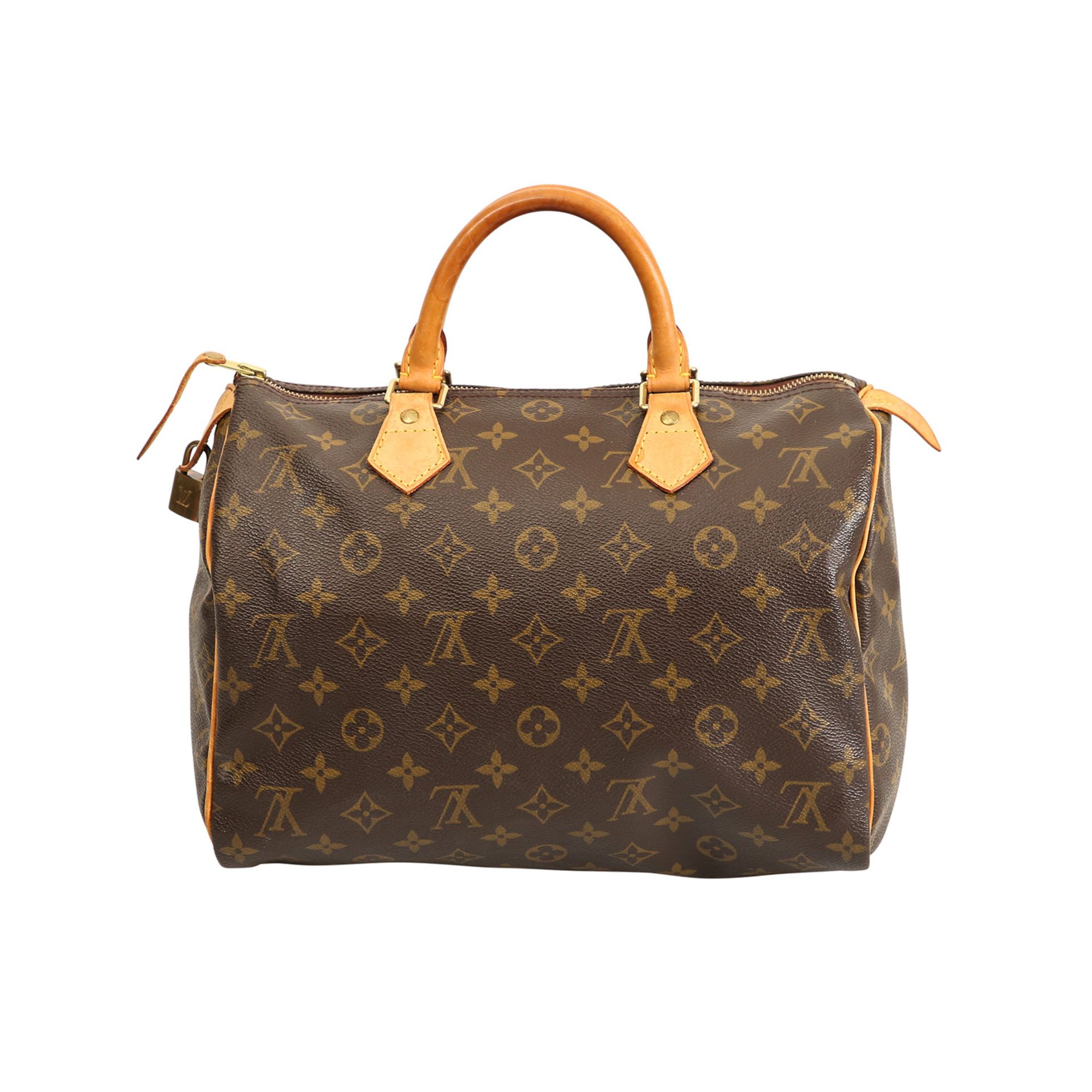 LOUIS VUITTON Henkeltasche "SPEEDY 30", Koll. 2003.NP. 800,-€. Monogram Canvas Serie, naturbelassene - Bild 4 aus 6