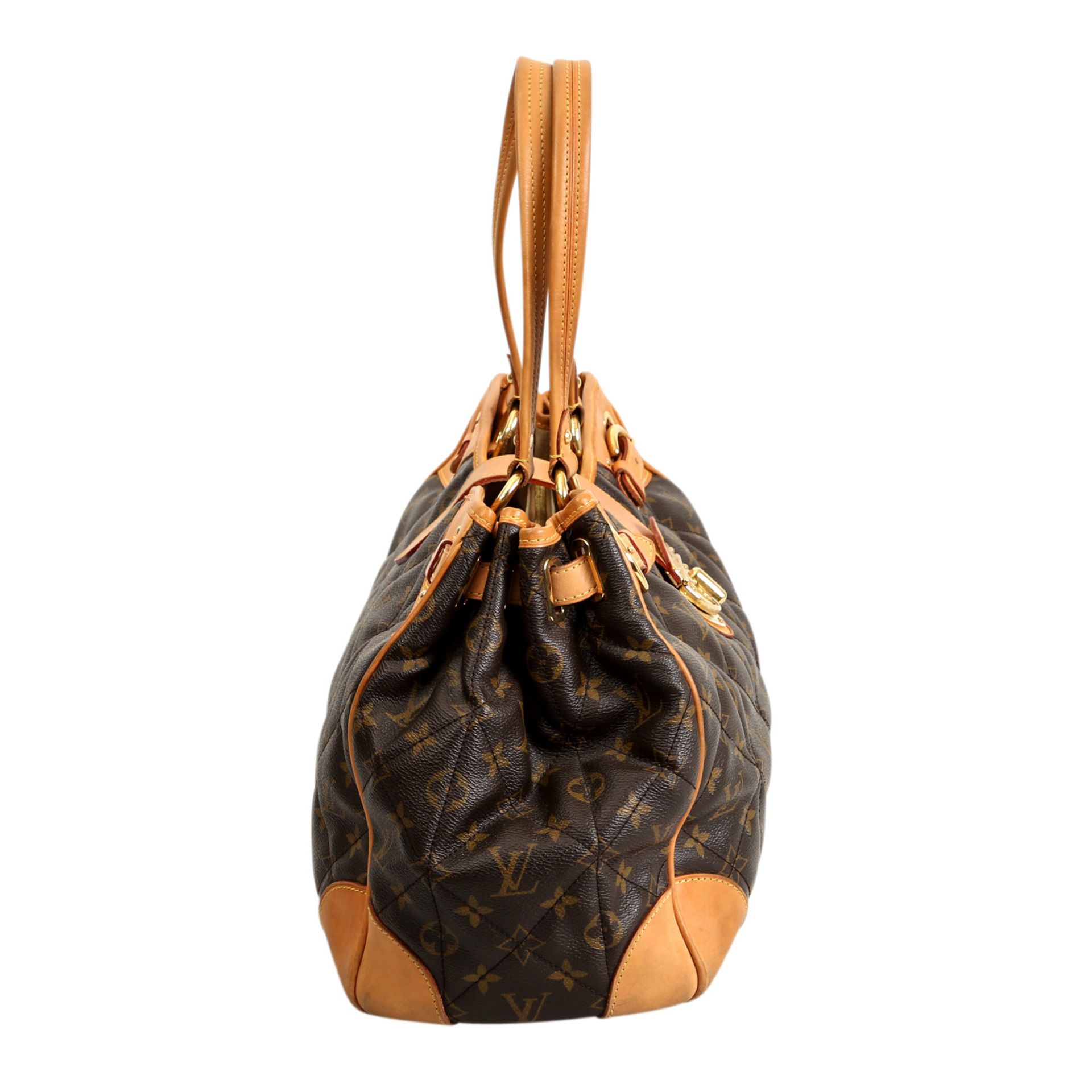 LOUIS VUITTON Schultertasche "ETOILE BAG", Koll. 2008.NP. ca.: 2.200,-€. in Rauten gesteppte und - Bild 3 aus 6