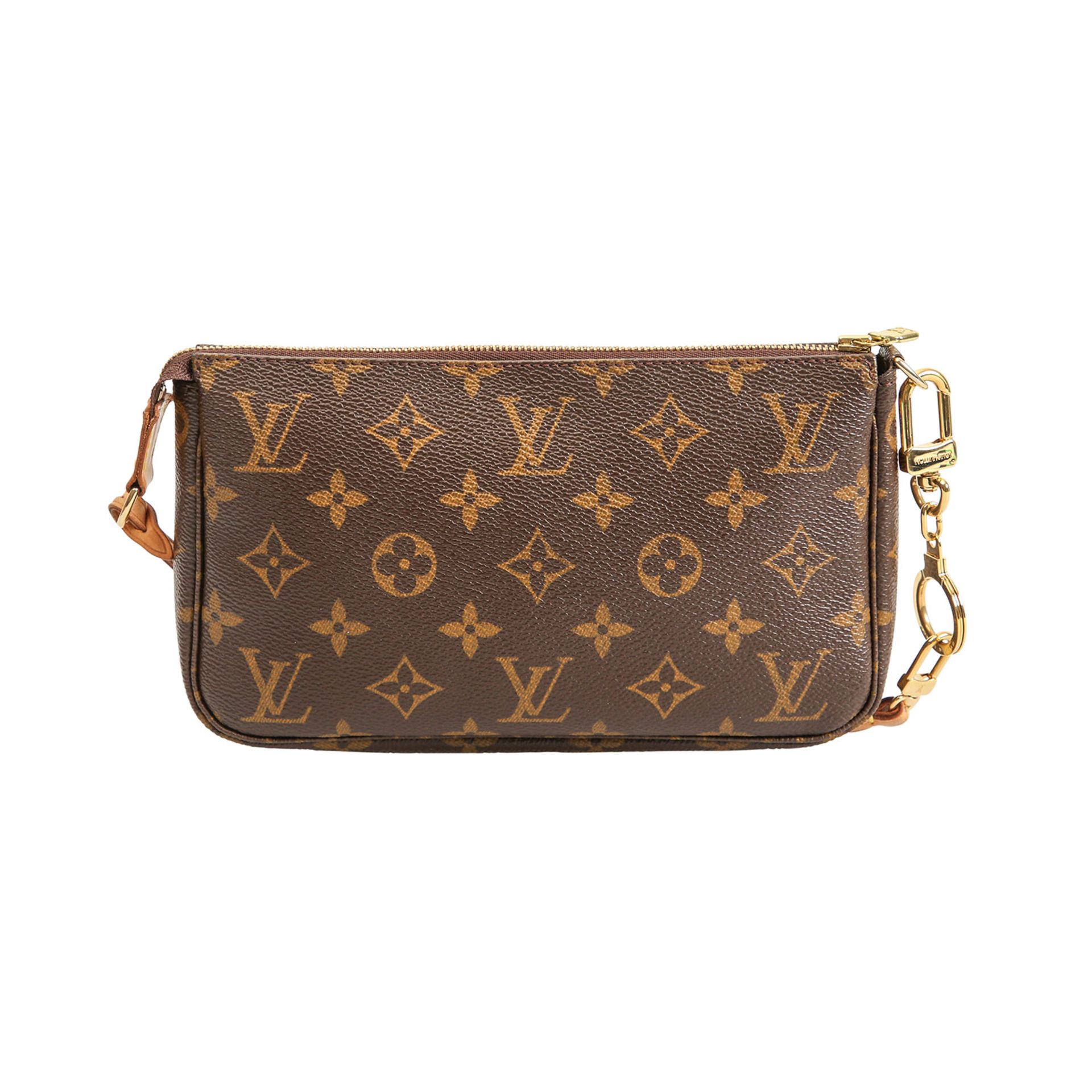 LOUIS VUITTON Pochette "POCHETTE ACC NM", Koll. 2004.NP. 400,-€. Monogram Canvas Serie, - Bild 4 aus 5