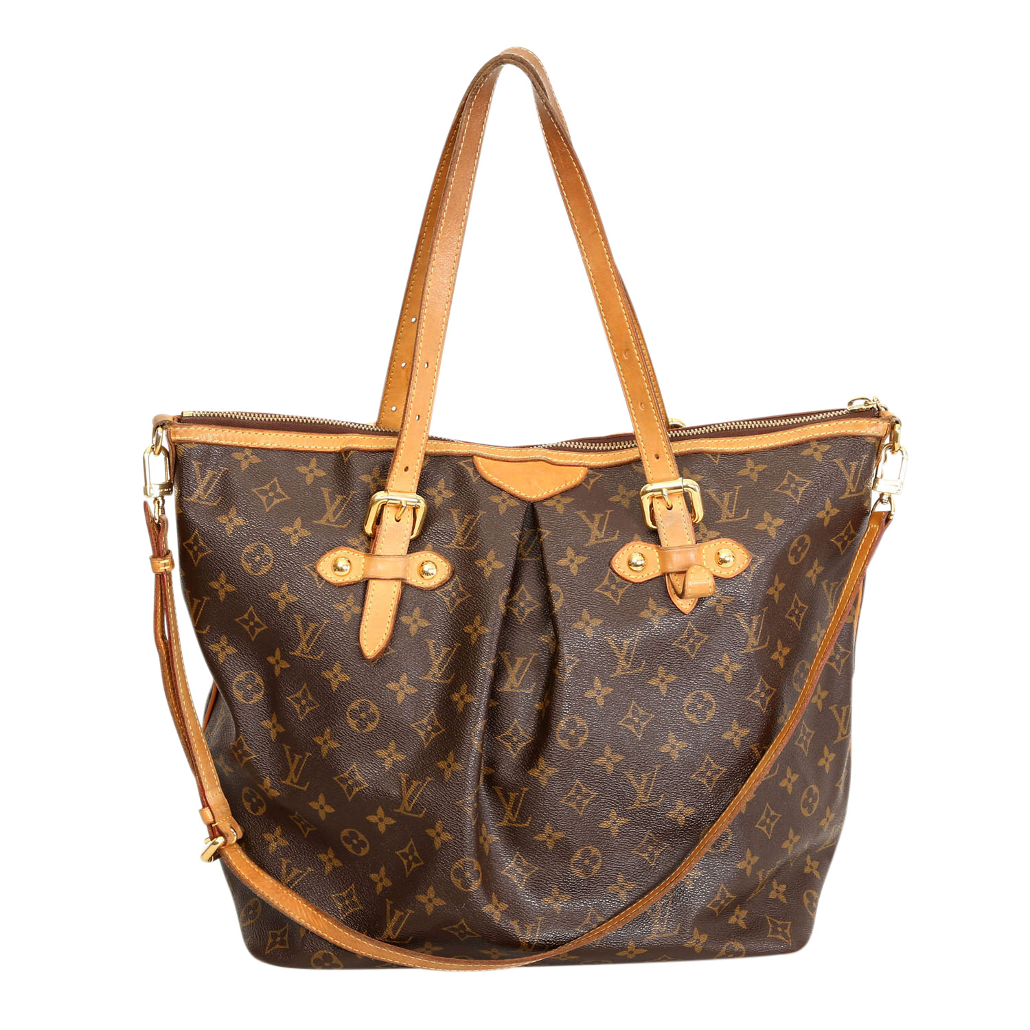 LOUIS VUITTON Henkeltasche "PALERMO GM", Koll.: 2009.Letzter LP.: ca. 1.400,-€. Monogram Canvas