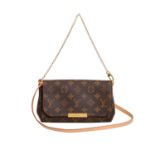 LOUIS VUITTON Umhängetasche "FAVORITE PM", Koll. 2014.Akt. NP.: 650,-€. Monogram Canvas Serie.