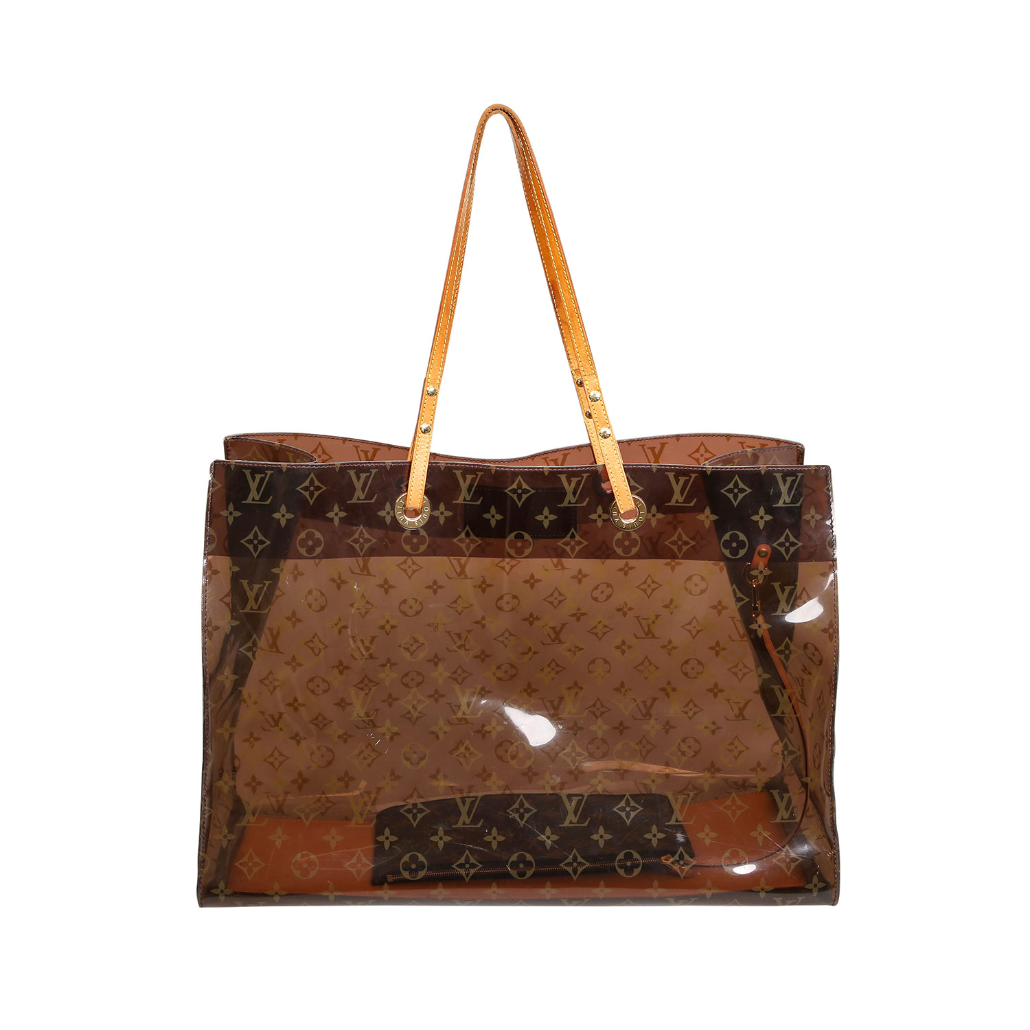 LOUIS VUITTON Shopper "CABAS CRUISE TOTE", Koll. 2000.NP. ca.: 1.800,-€. Limitierte Edition. Vinyl- - Image 4 of 6