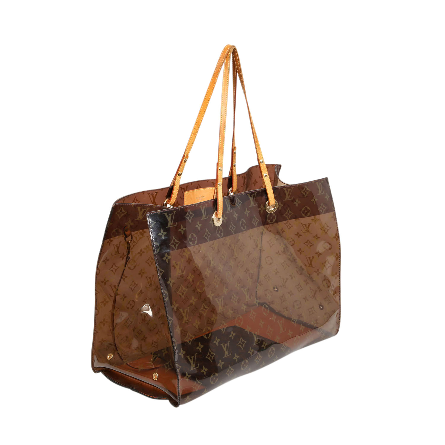 LOUIS VUITTON Shopper "CABAS CRUISE TOTE", Koll. 2000.NP. ca.: 1.800,-€. Limitierte Edition. Vinyl- - Image 2 of 6