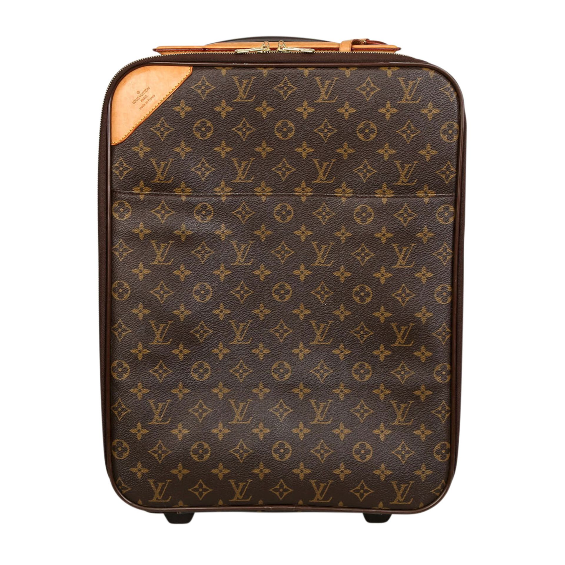 LOUIS VUITTON Trolley "PÉGASE LÉGÈRE 50", Koll.: 2002.NP. ca.: 2.200,-€. Monogram Canvas Serie,