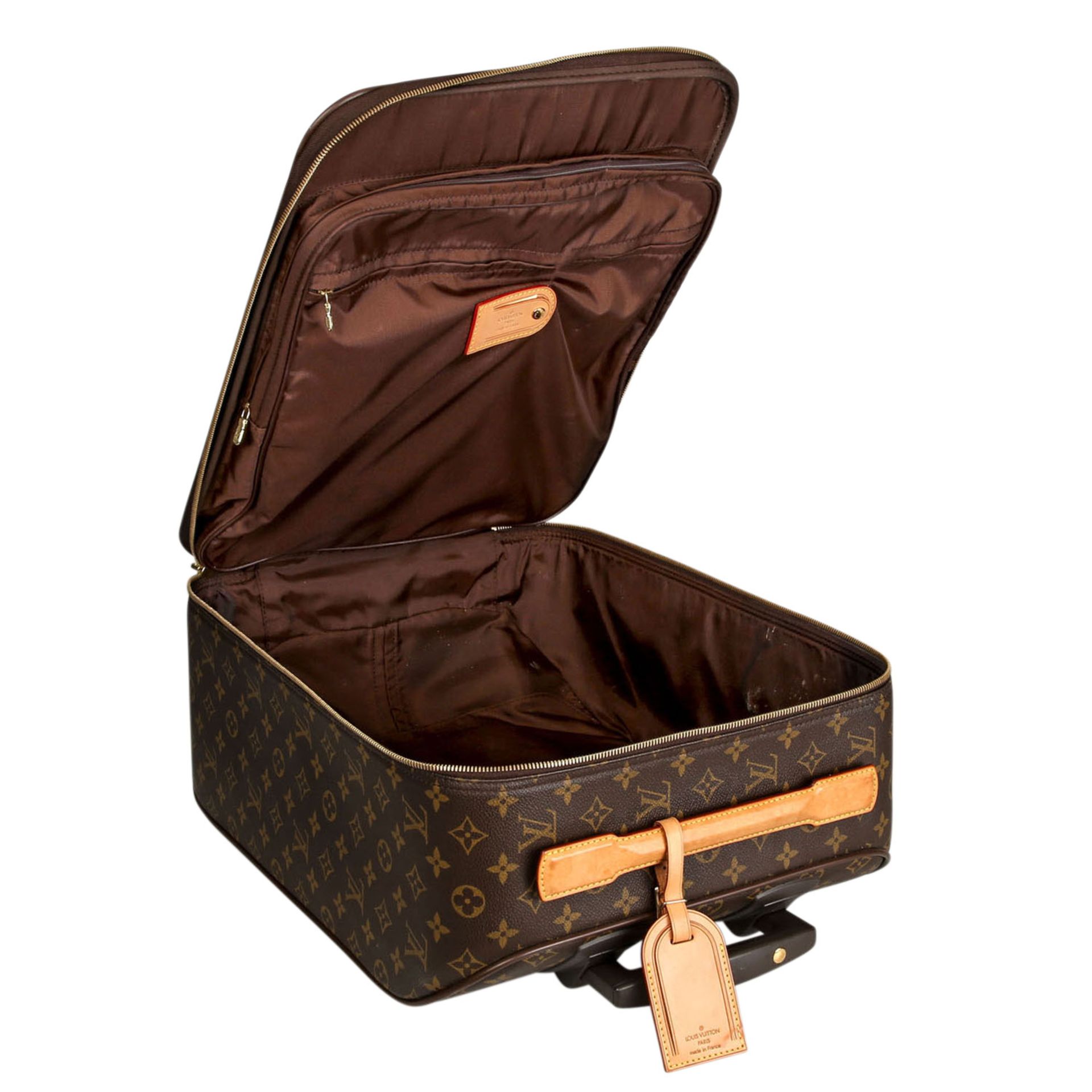 LOUIS VUITTON Trolley "PÉGASE LÉGÈRE 50", Koll.: 2002.NP. ca.: 2.200,-€. Monogram Canvas Serie, - Bild 7 aus 7