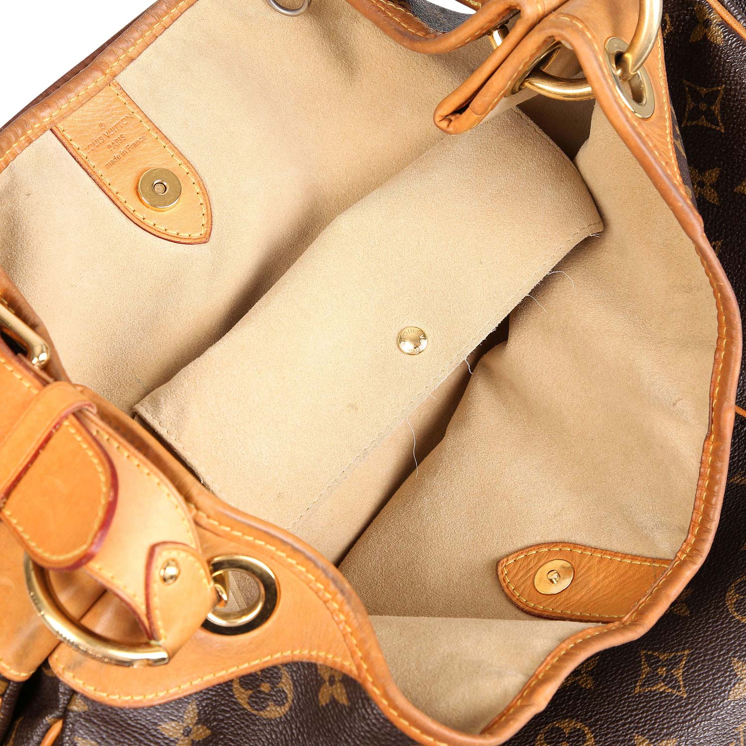 LOUIS VUITTON Hobobag "GALLIERA GM", Koll. 2010.NP.: 1.800,-€. Monogram Canvas Serie, Rindsleder - Image 6 of 6