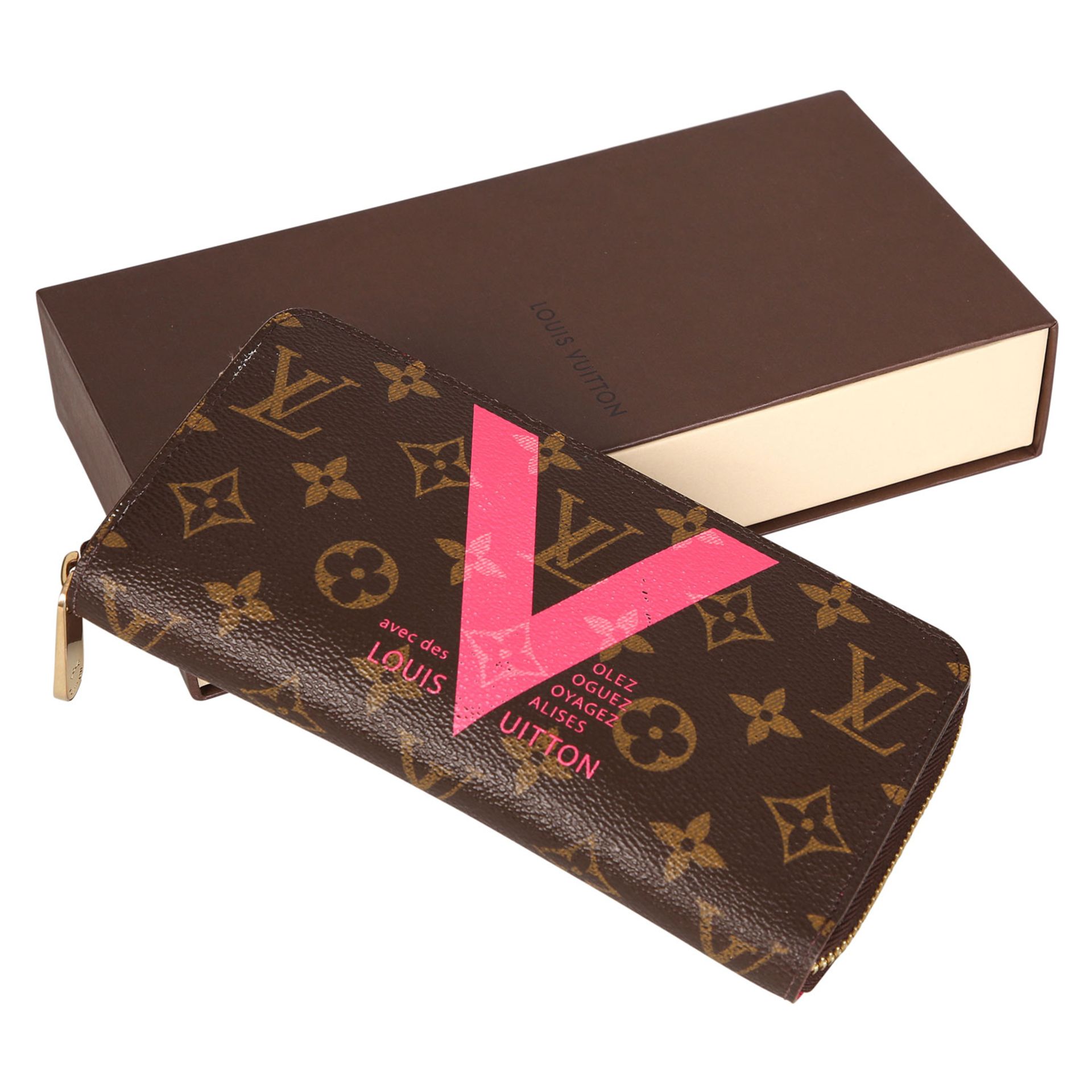 LOUIS VUITTON Portemonnaie "ZIPPY GRENADE PINK V LIMITED EDITION", Koll.: 2015.NP.:ca. 680,-€. - Bild 7 aus 7