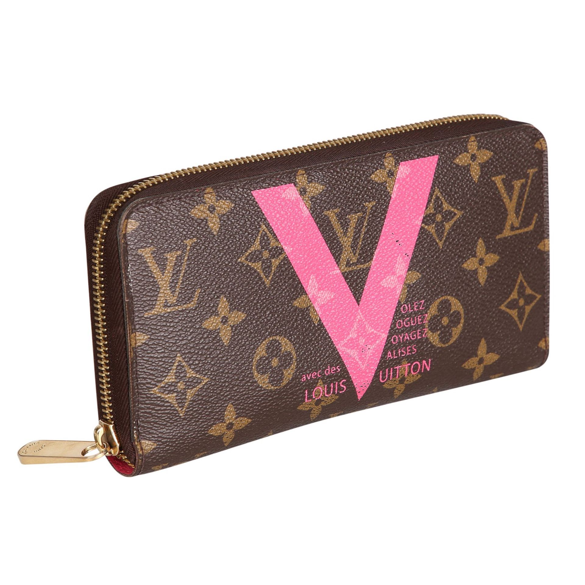 LOUIS VUITTON Portemonnaie "ZIPPY GRENADE PINK V LIMITED EDITION", Koll.: 2015.NP.:ca. 680,-€. - Bild 2 aus 7