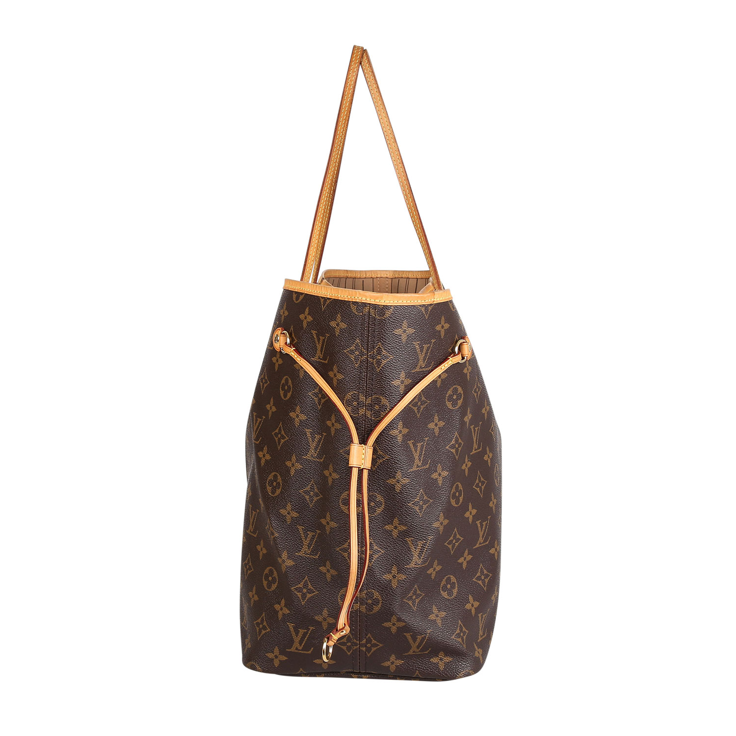 LOUIS VUITTON Shoppertasche "NEVERFULL GM", Koll.: 2012.NP.: 1.040,-€. Monogram Canvas Serie mit - Image 3 of 6