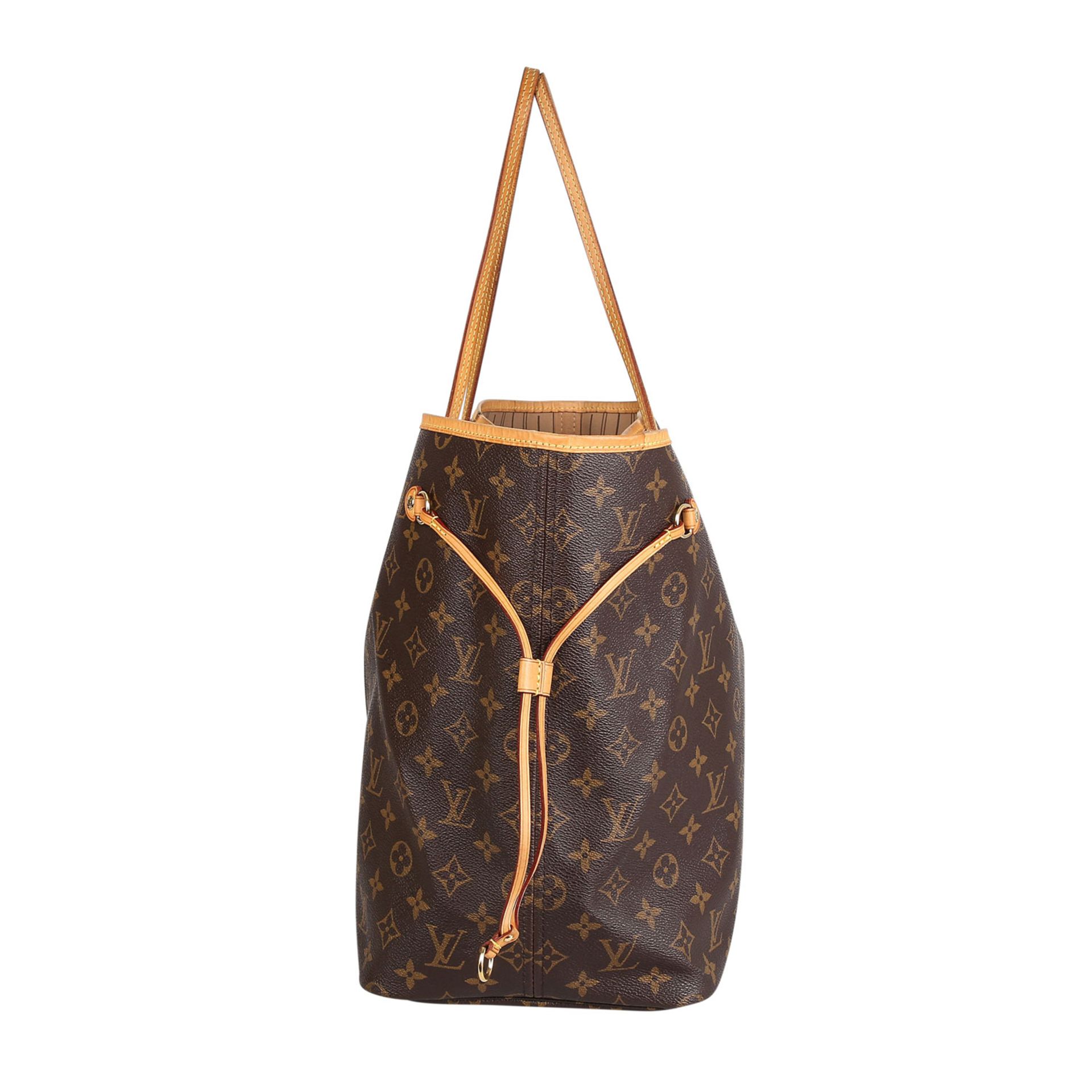 LOUIS VUITTON Shoppertasche "NEVERFULL GM", Koll.: 2012.NP.: 1.040,-€. Monogram Canvas Serie mit - Bild 3 aus 6