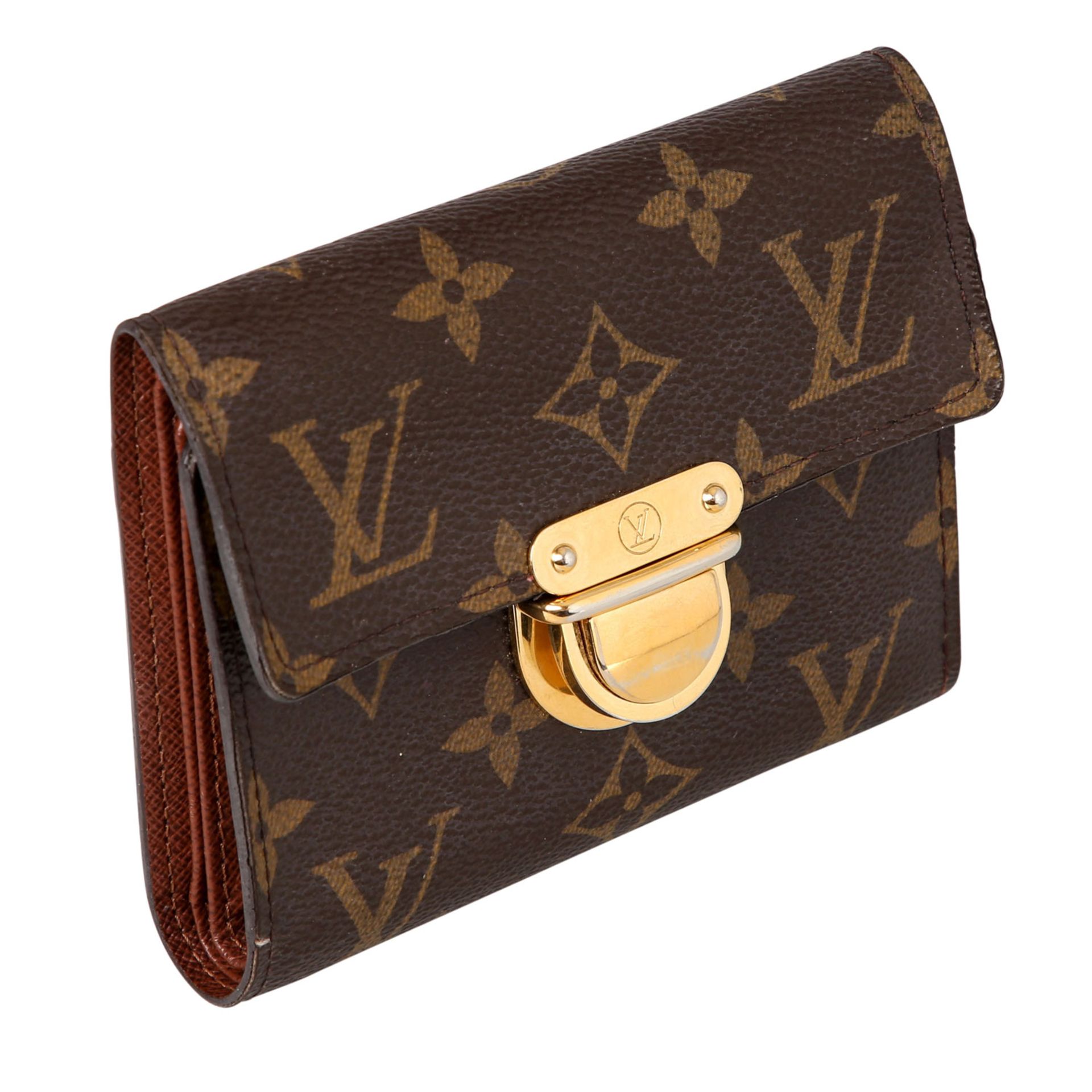 LOUIS VUITTON Portemonnaie "KOALA", Koll.: 2007.NP.ca.: 560,-€. Monogram Canvas Serie, goldfarbene - Bild 2 aus 7