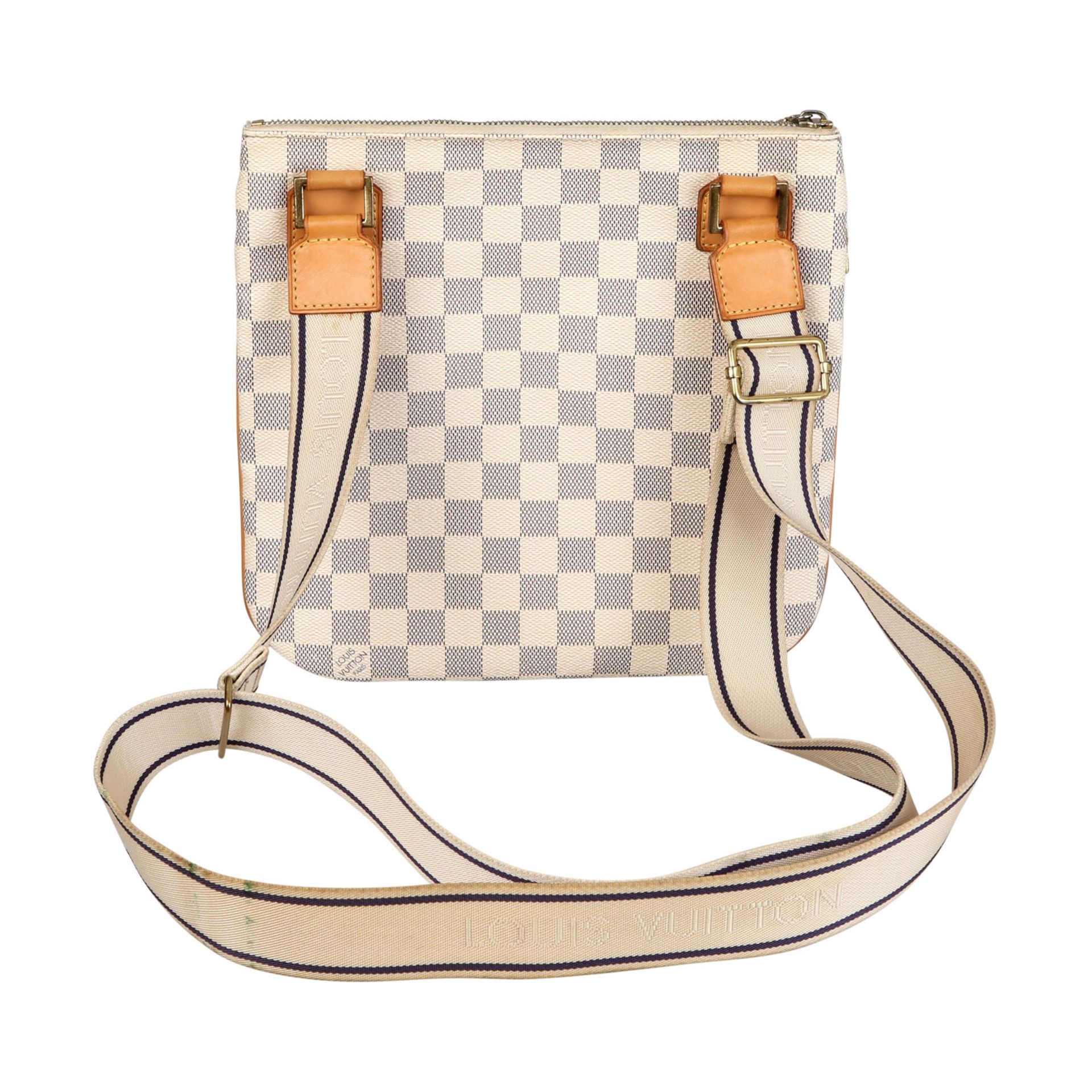 LOUIS VUITTON Umhängetasche "POCHETTE BOSPHORE" , Koll.: 2007.NP.ca.: 980,-€. Damier Azur Serie, - Bild 4 aus 6