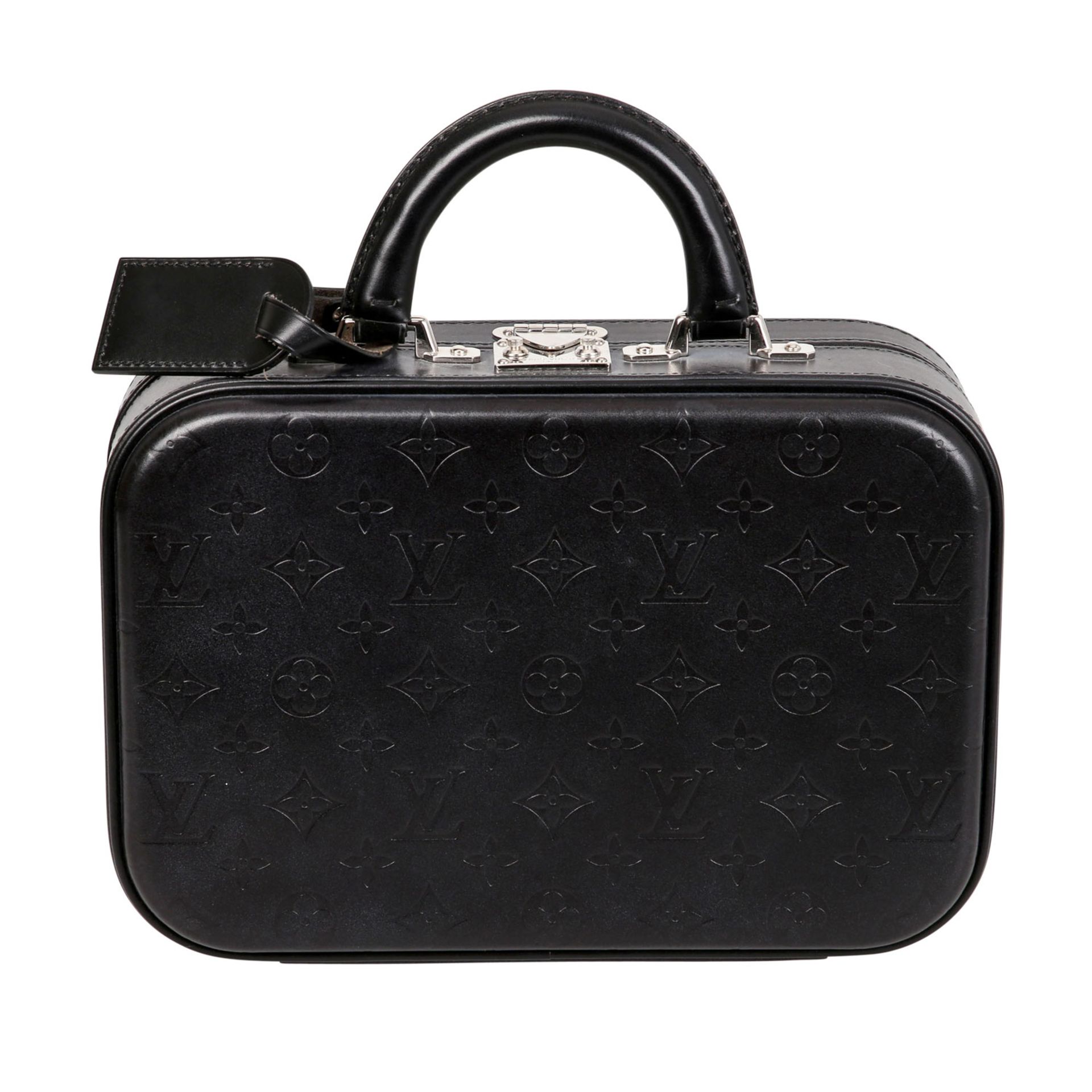 LOUIS VUITTON Koffer "GLACE VALISETTE PM", Koll.: 2002.NP.: ca. 1.900,-€. Monogram Glace Leder Serie - Bild 4 aus 6