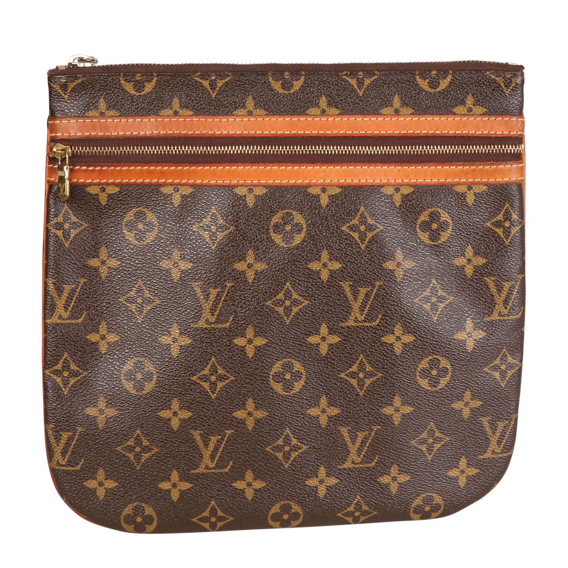 LOUIS VUITTON Umhängetasche "POCHETTE BOSPHORE", Koll.: 2005.NP.ca.: 980,-€. Monogram Canvas