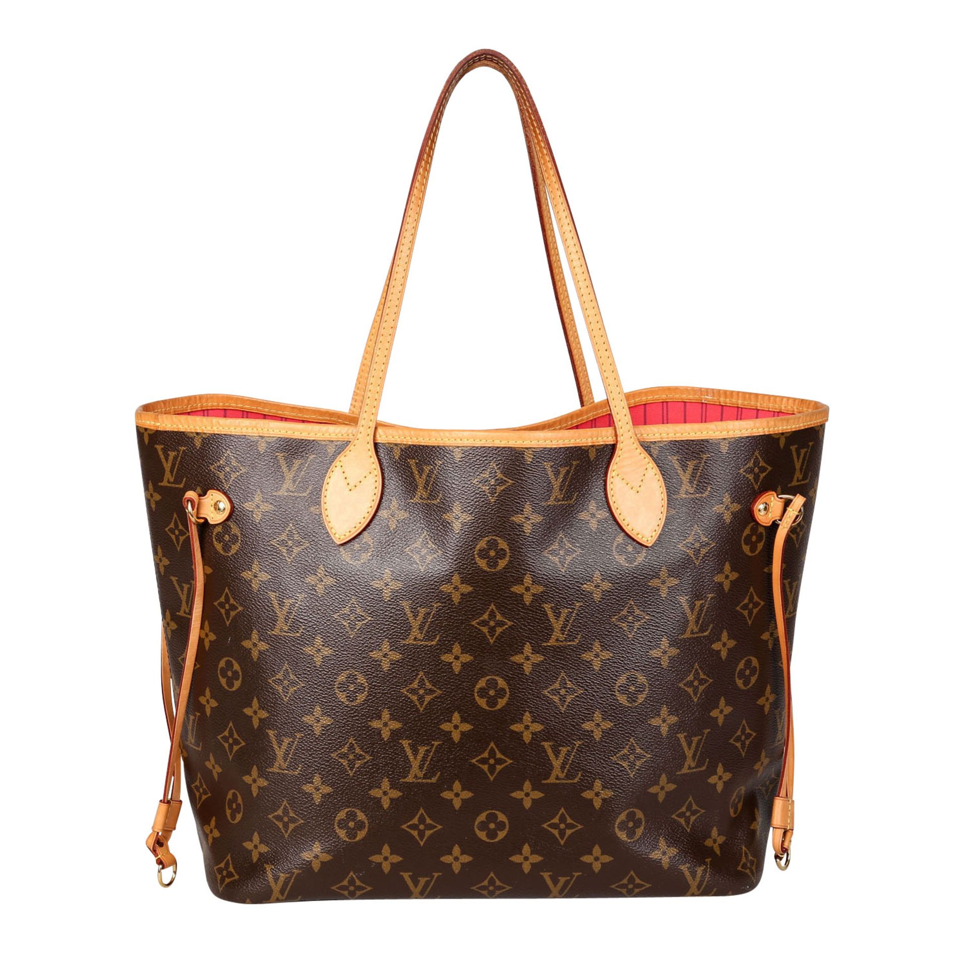 LOUIS VUITTON Shoppertasche "NEVERFULL GRENADE PINK V LIMITED EDITION", Koll.: 2015.NP.: ca. 1. - Bild 4 aus 6