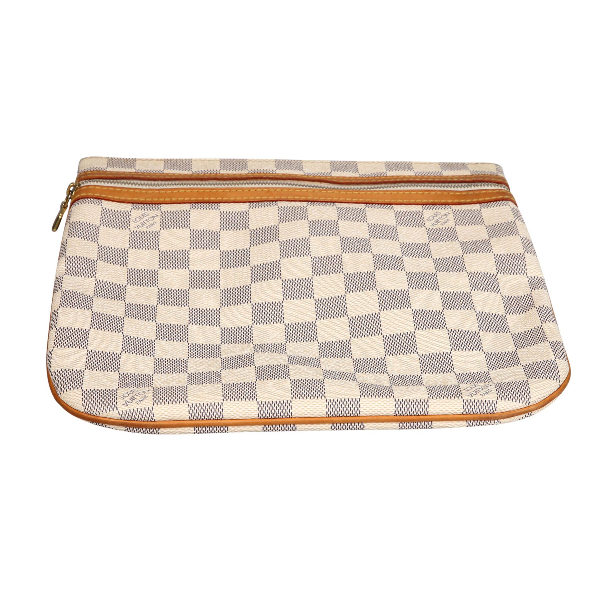 LOUIS VUITTON Umhängetasche "POCHETTE BOSPHORE" , Koll.: 2007.NP.ca.: 980,-€. Damier Azur Serie, - Bild 5 aus 6