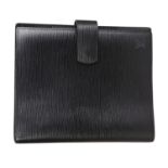 LOUIS VUITTON Agenda "FONCTIONNEL GM", Koll.: 1998.Akt. NP.: 610,-€. Epi Leder Serie in Schwarz,