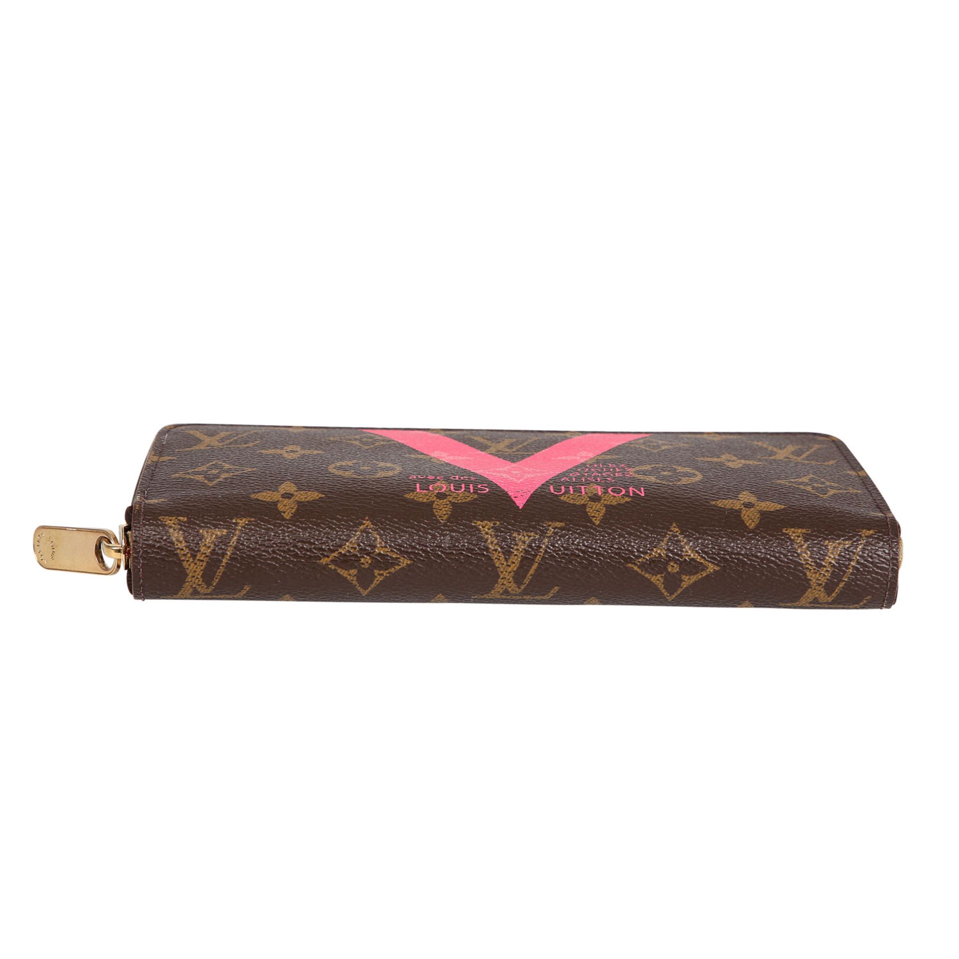 LOUIS VUITTON Portemonnaie "ZIPPY GRENADE PINK V LIMITED EDITION", Koll.: 2015.NP.:ca. 680,-€. - Bild 5 aus 7